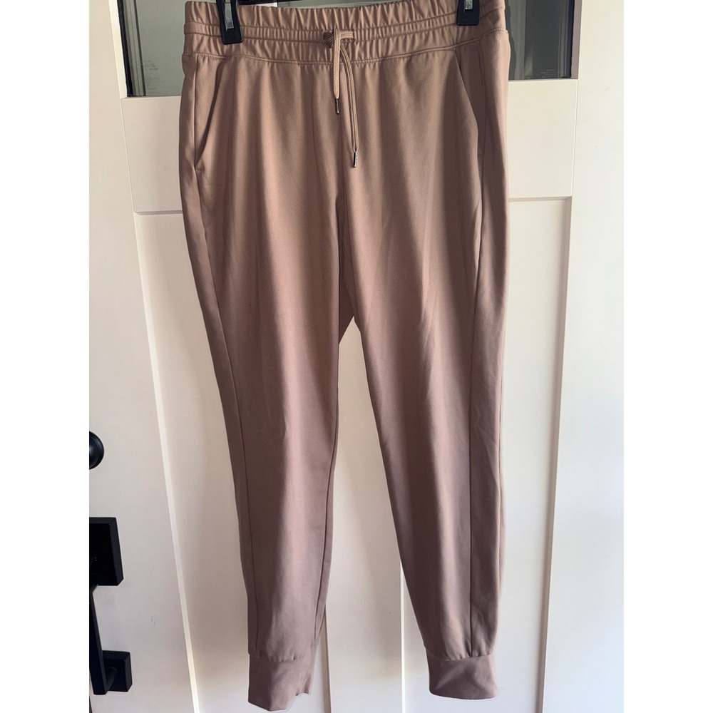 Yogalicious Polarlux Maya Illusion Joggers Mauve Brown Small Activewear Pants
